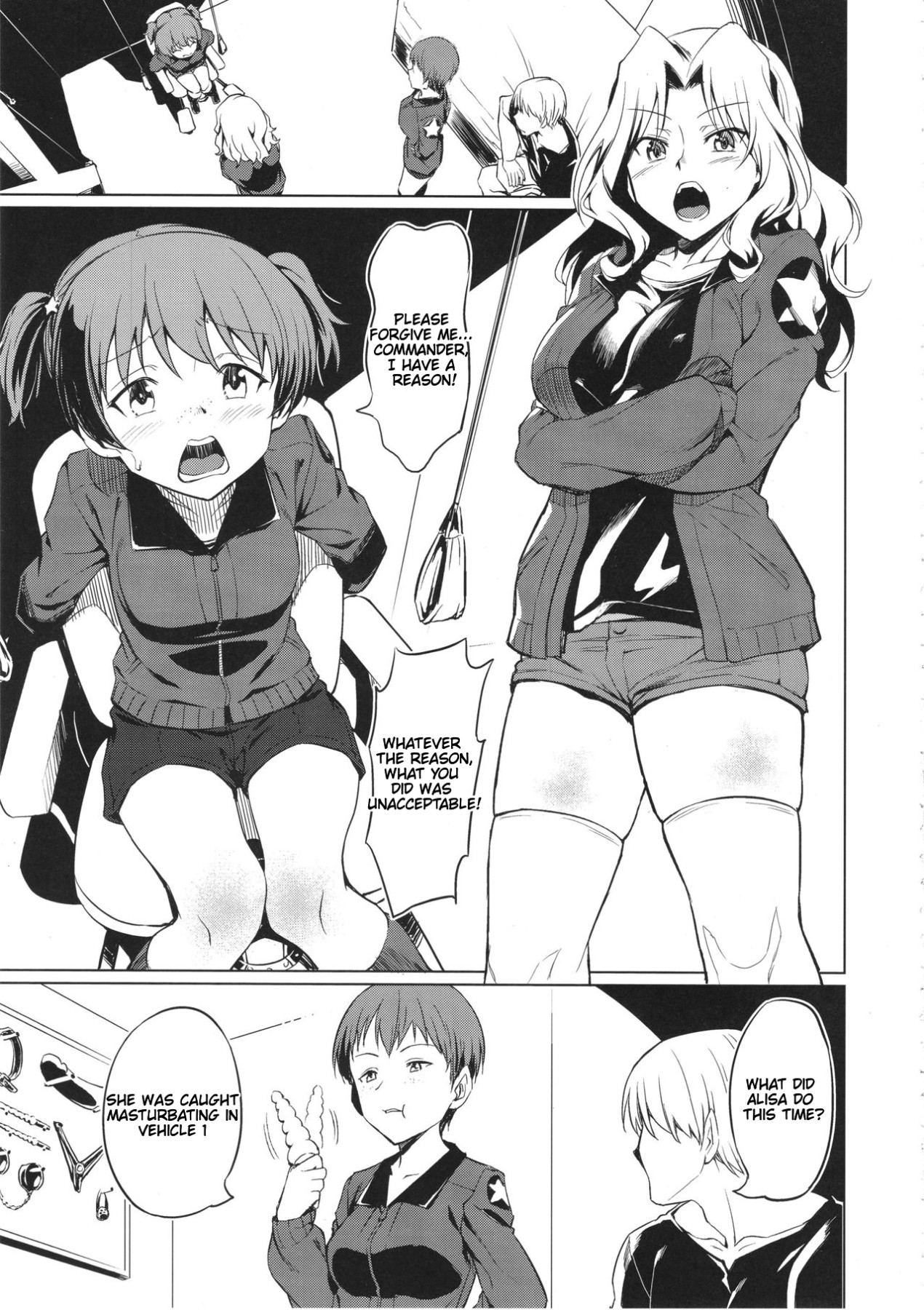 Hentai Manga Comic-The Back Road of The Tank Road  Sanders University-Read-4